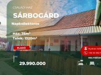 Eladó családi ház, Sárbogárdon 29.99 M Ft, 2 szobás