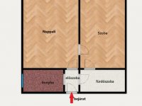 Eladó panellakás, XIV. kerületben 55 M Ft, 2 szobás