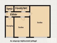 Eladó téglalakás, Szegeden 34.999 M Ft, 1+1 szobás