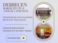 Eladó családi ház, Debrecenben 28.99 M Ft, 2 szobás