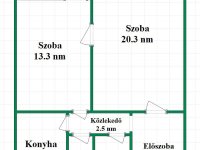 Eladó panellakás, Vácon 44.99 M Ft, 2 szobás