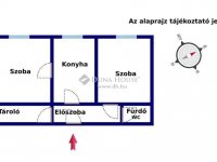 Eladó családi ház, Tinnyén 47.6 M Ft, 2 szobás