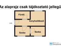 Eladó családi ház, Hódmezővásárhelyen 16.5 M Ft, 2 szobás