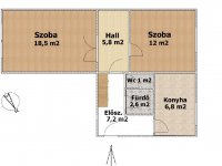 Eladó panellakás, XVIII. kerületben 31.99 M Ft, 2 szobás