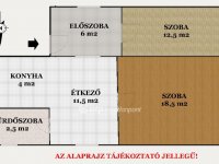 Eladó családi ház, Kiskunlacházán 38.9 M Ft, 2 szobás